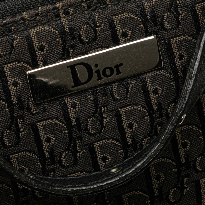 Mini Diorissimo Trotter Canvas Street Chic Handbag Black - Gaby Paris