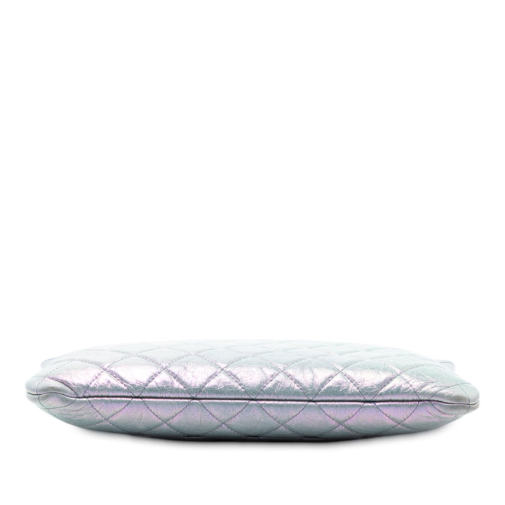 Chanel Medium Matelassé Metallic vieilli Cuir de veau O Étui Pochette – GABY PARIS Authentique