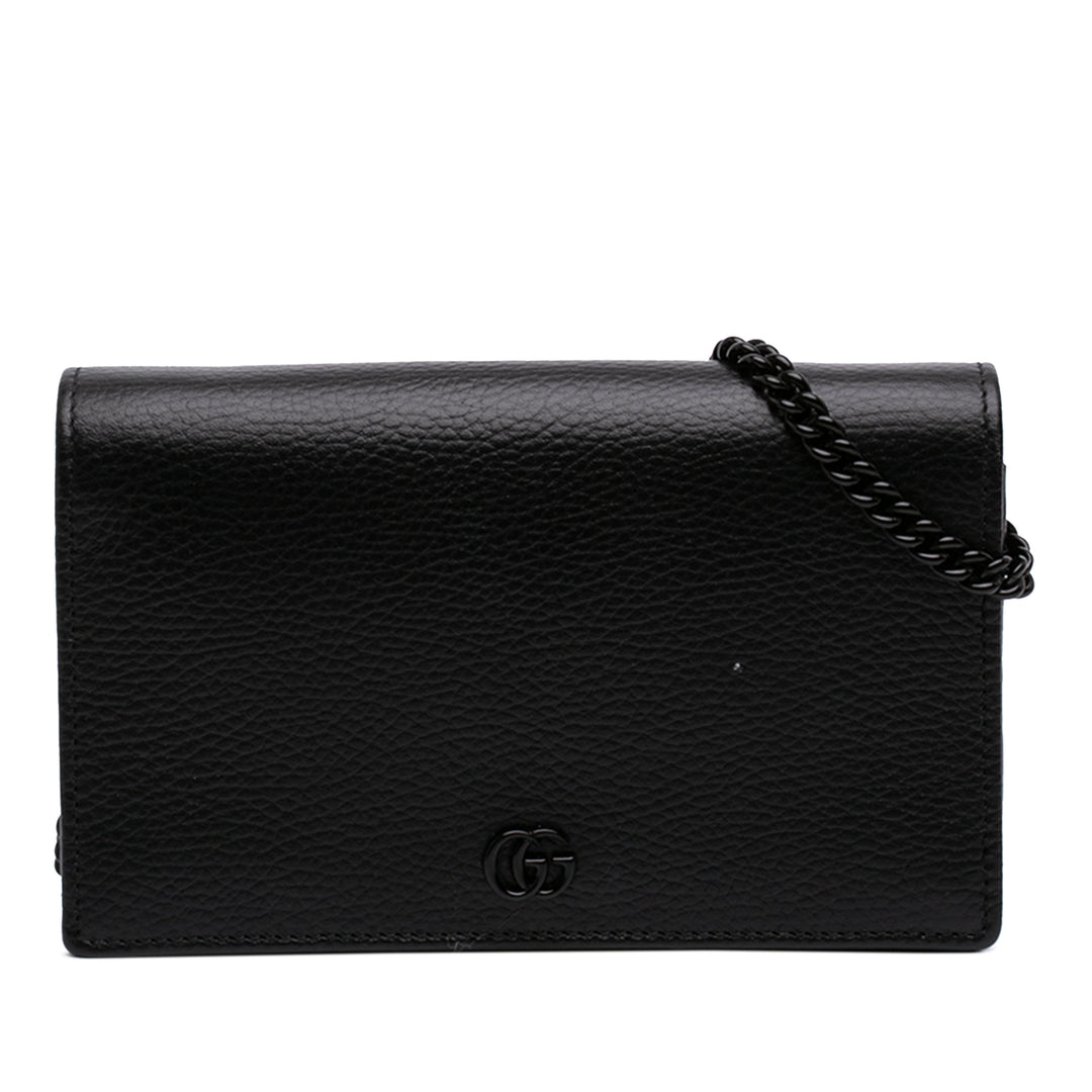 Gucci GG Marmont Cuir de veau Monochrome Wallet on Chain