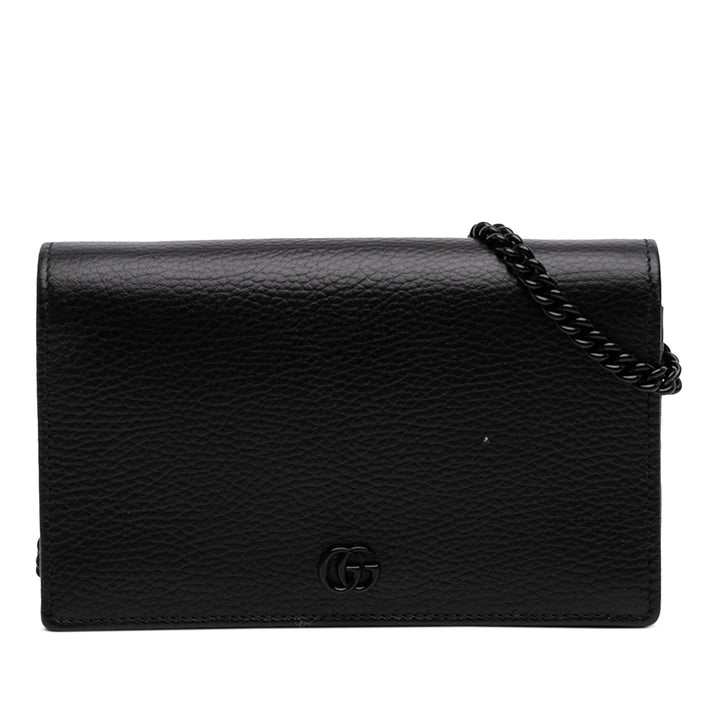 Gucci GG Marmont Cuir de veau Monochrome Wallet on Chain