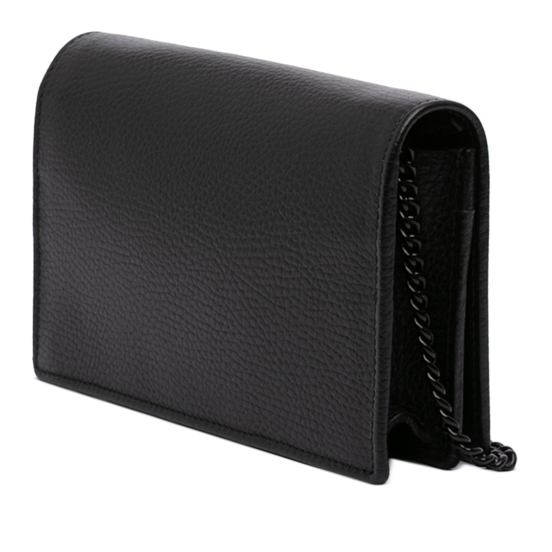 Gucci GG Marmont Cuir de veau Monochrome Wallet on Chain