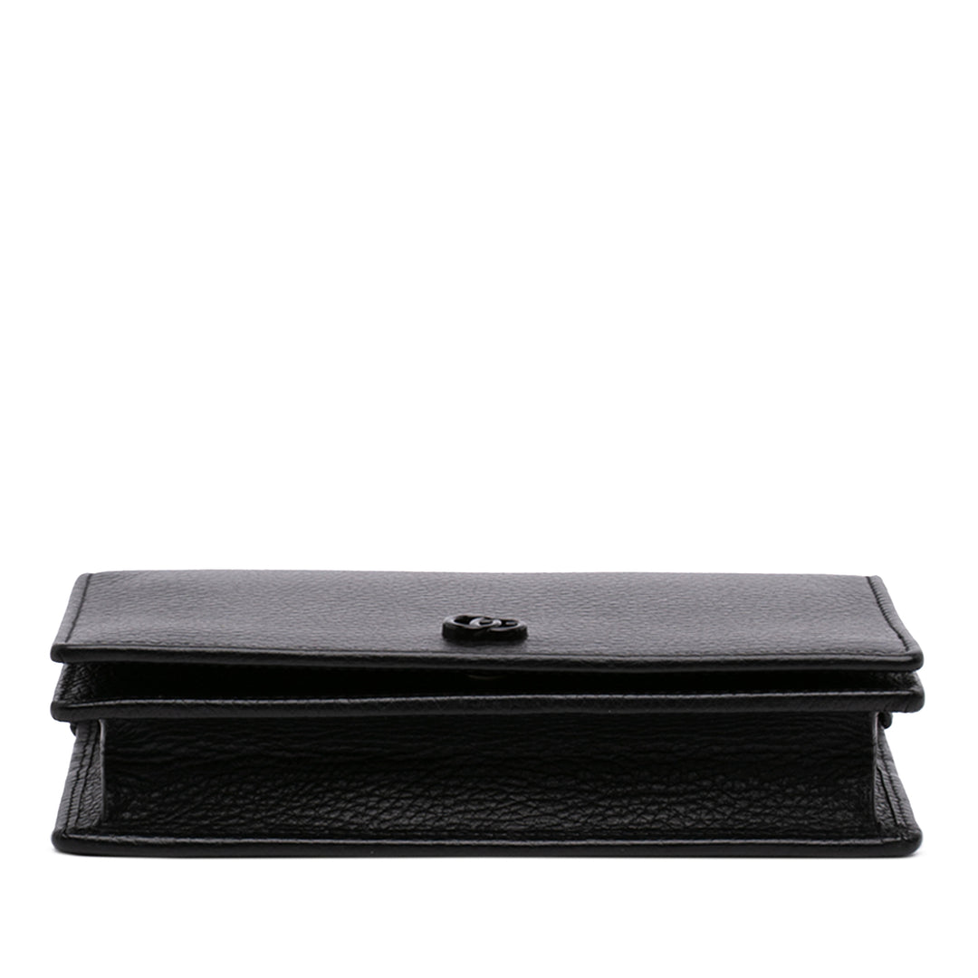 Gucci GG Marmont Cuir de veau Monochrome Wallet on Chain