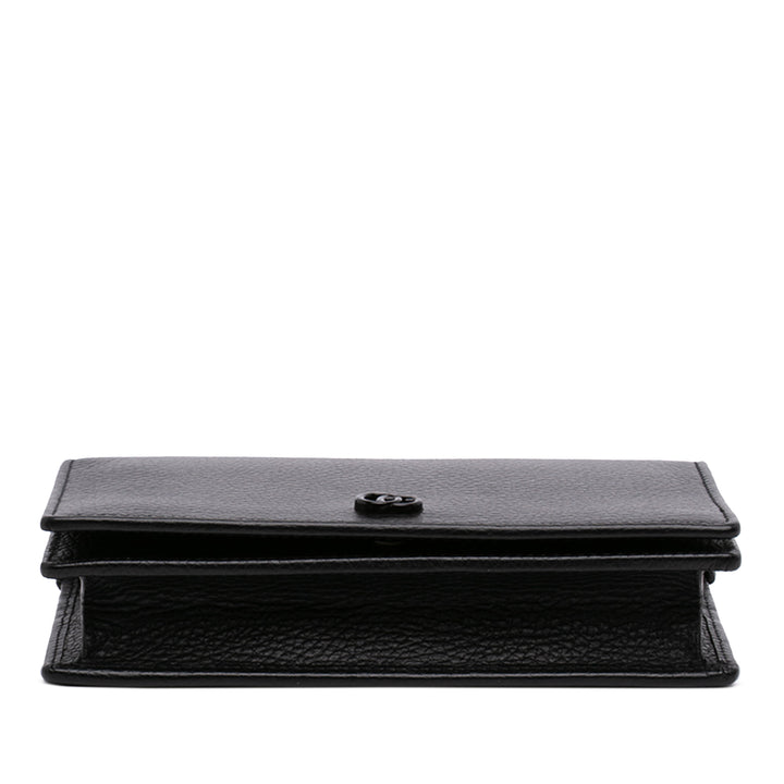 Gucci GG Marmont Cuir de veau Monochrome Wallet on Chain