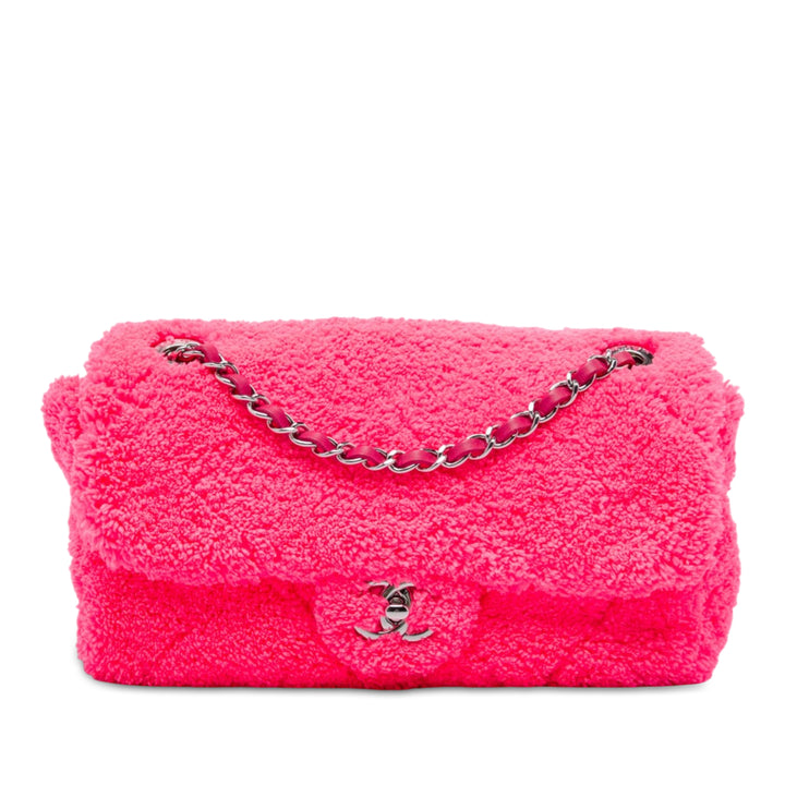 Matelassé Terry Cloth Coco Beach à rabat Moyen Rose