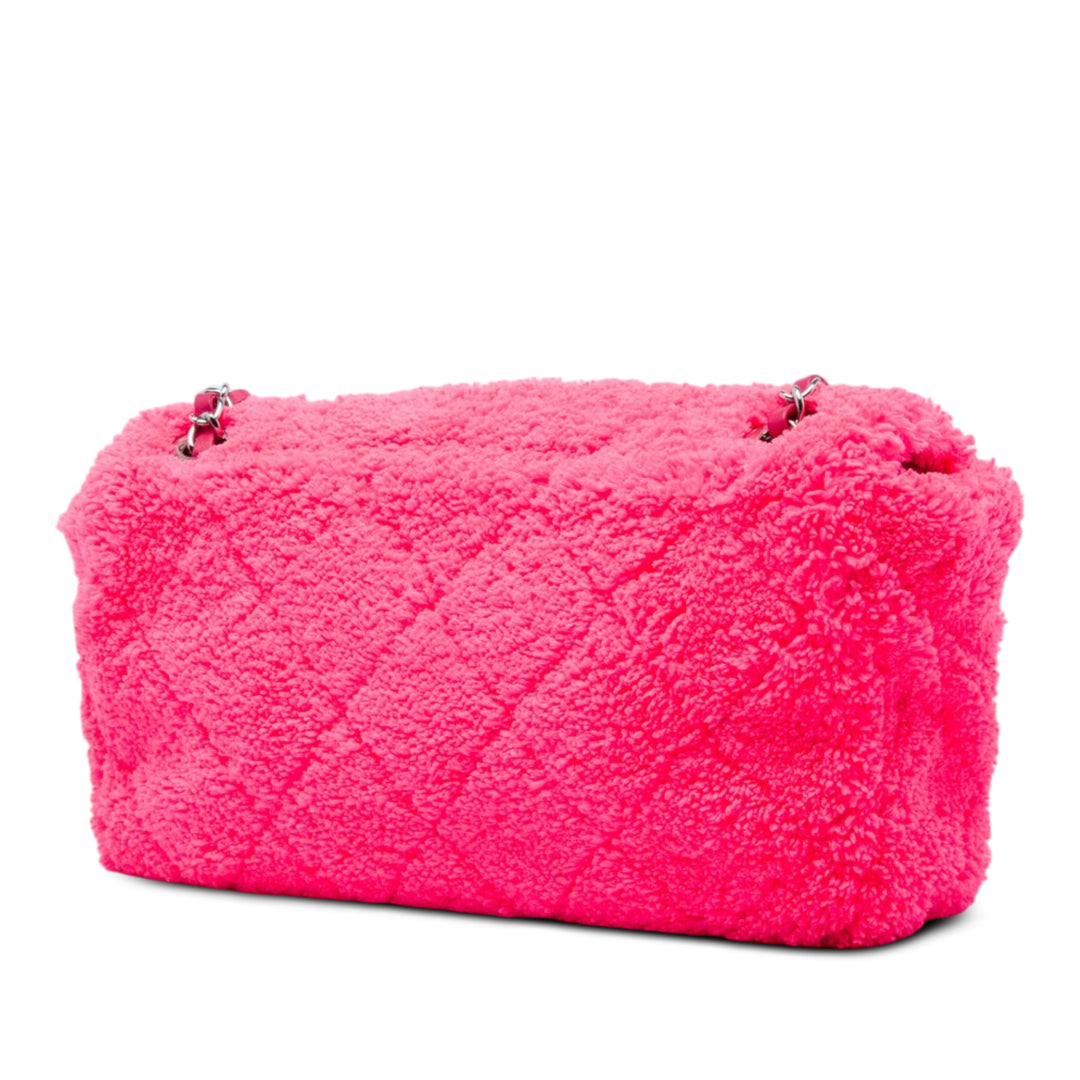 Matelassé Terry Cloth Coco Beach à rabat Moyen Rose