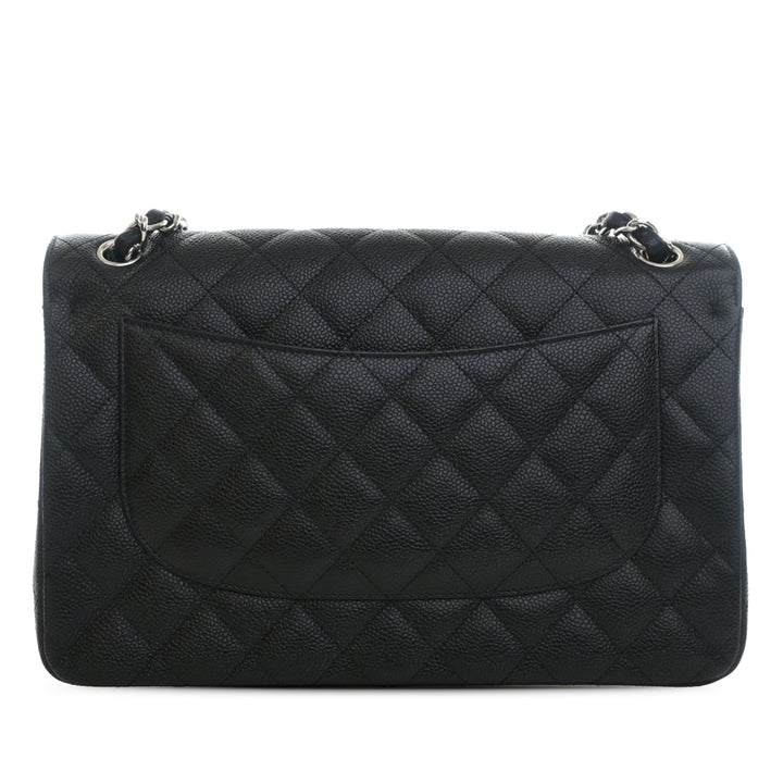 Chanel Jumbo Classic Caviar Double rabat