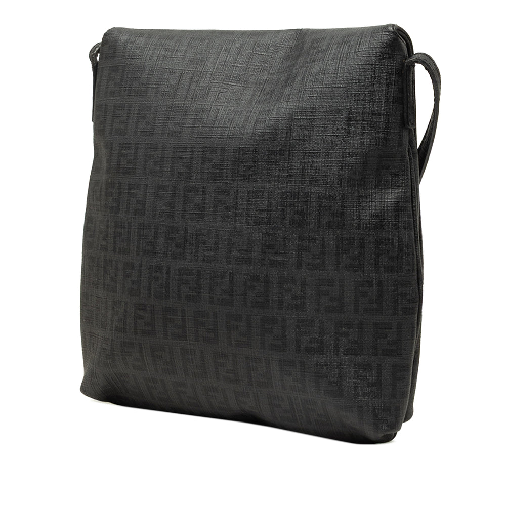 Fendi Sac bandoulière Zucchino Spalmati Noir – vue 2 – GABY PARIS