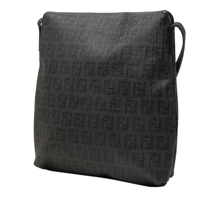 Fendi Sac bandoulière Zucchino Spalmati Noir – vue 2 – GABY PARIS
