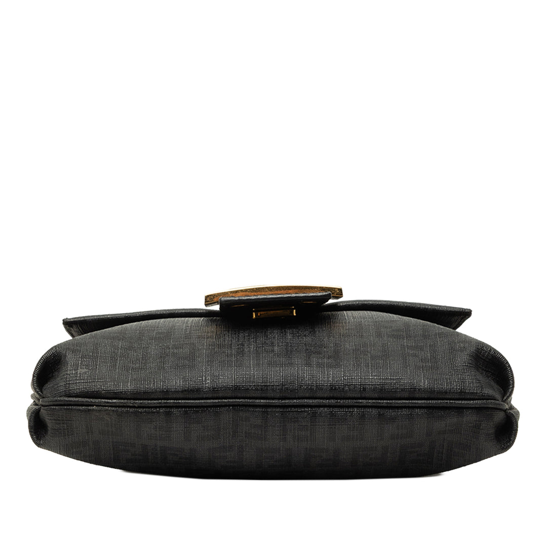 Fendi Sac bandoulière Zucchino Spalmati Noir – vue 3 – GABY PARIS