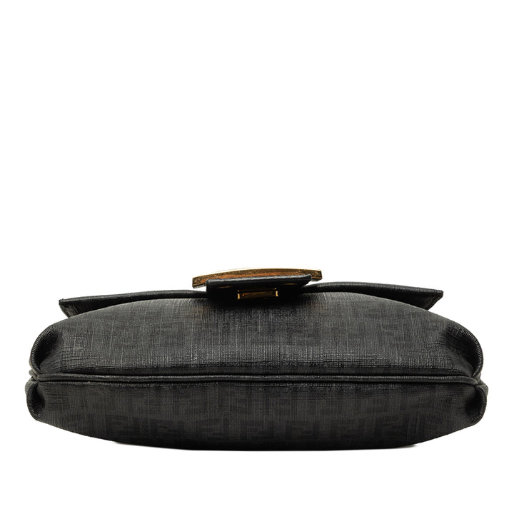 Fendi Sac bandoulière Zucchino Spalmati Noir – vue 3 – GABY PARIS