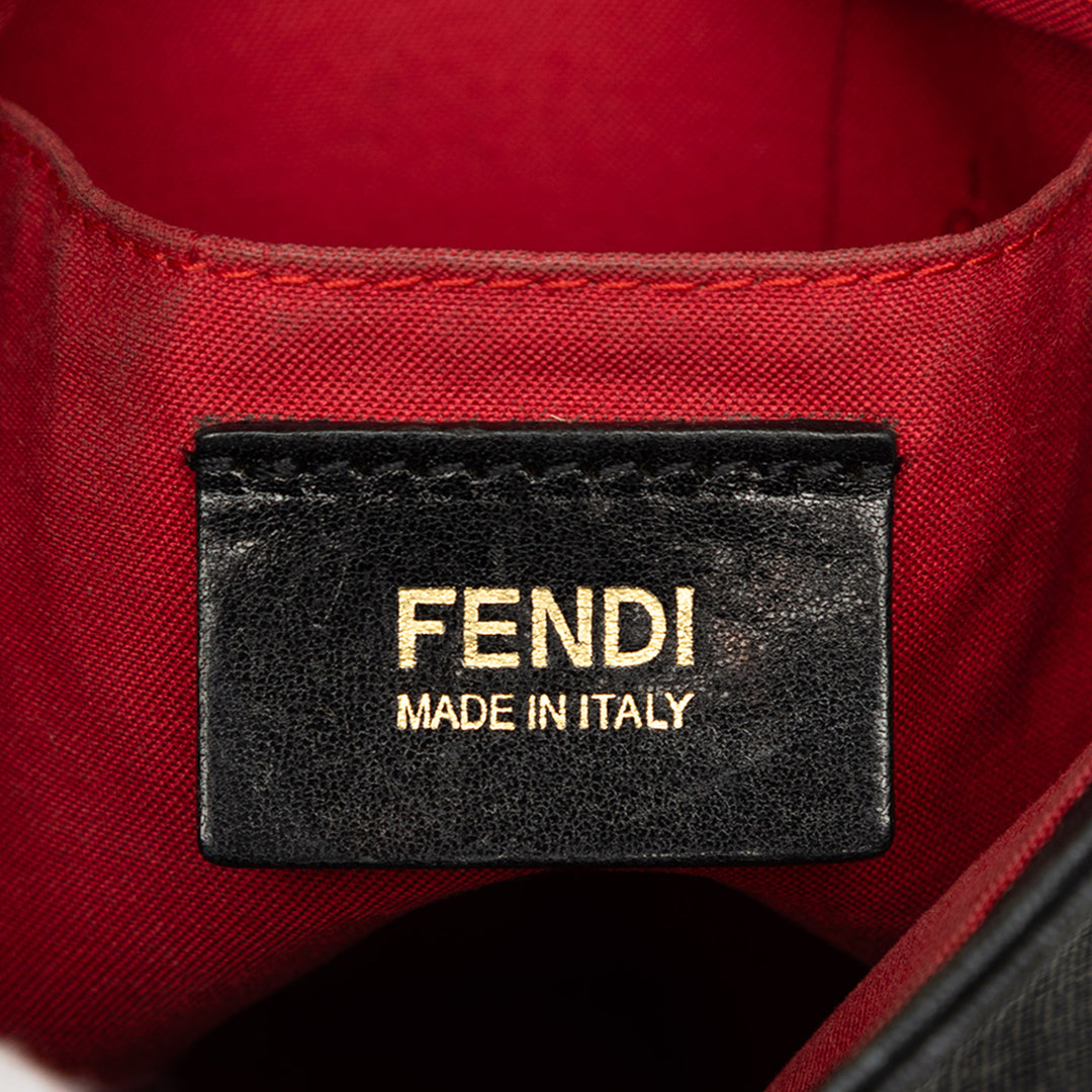 Fendi Sac bandoulière Zucchino Spalmati Noir – vue 5 – GABY PARIS