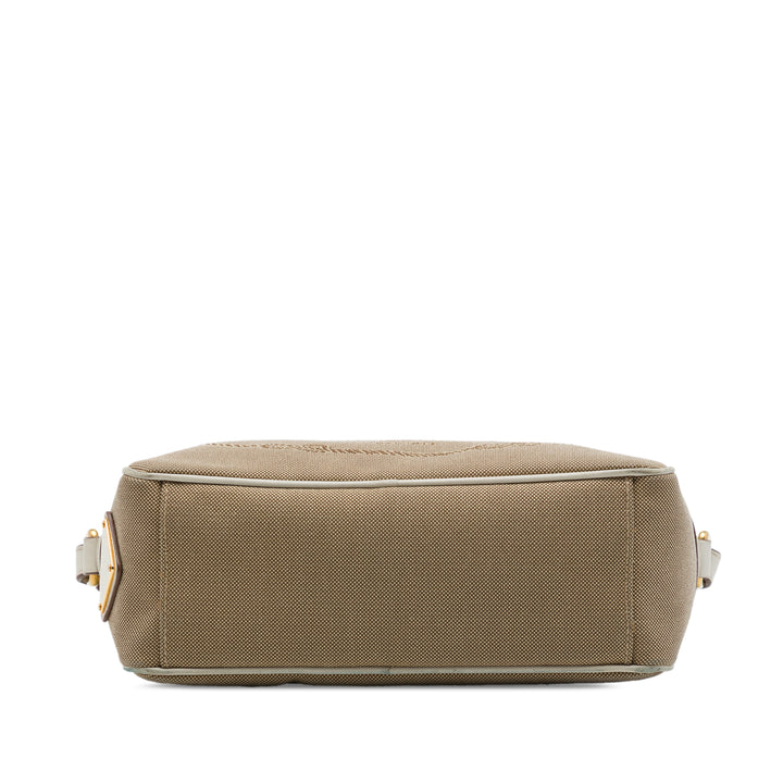 Prada Sac caméra Canapa Logo Beige – vue 3 – GABY PARIS