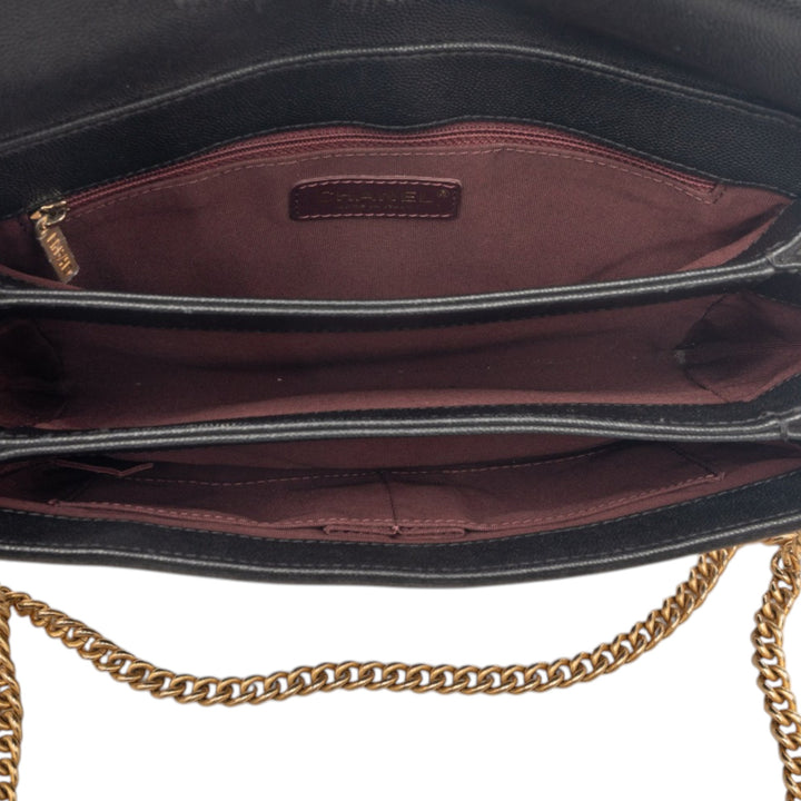 Chanel CC Surpiqué et Lady Coco à rabat Cuir caviar