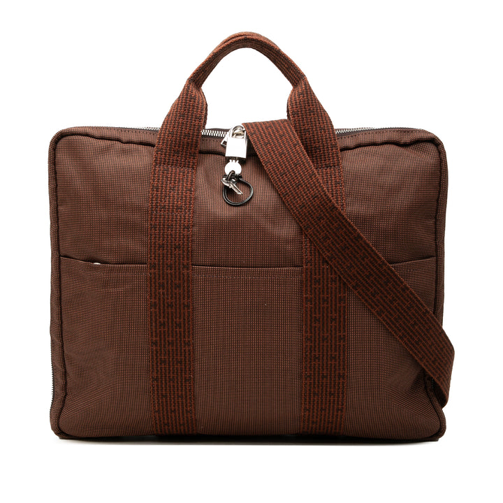 Herline Porte Documents Marron