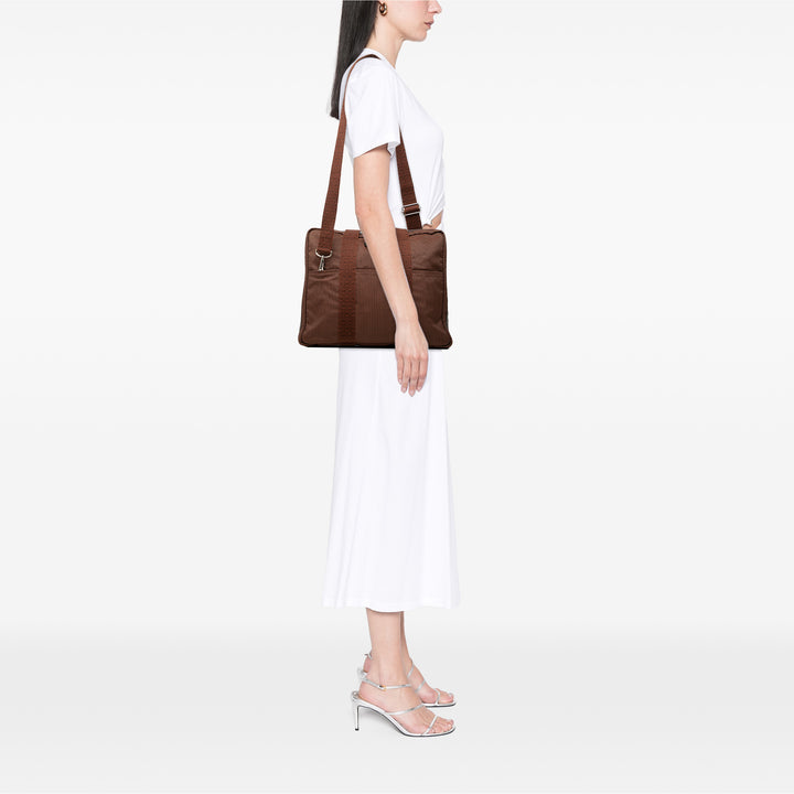 Herline Porte Documents Marron
