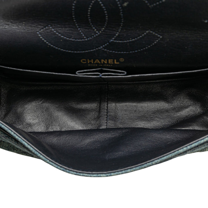 Chanel Reissue 2.55 Quilted Jean Double rabat 226 Bleu