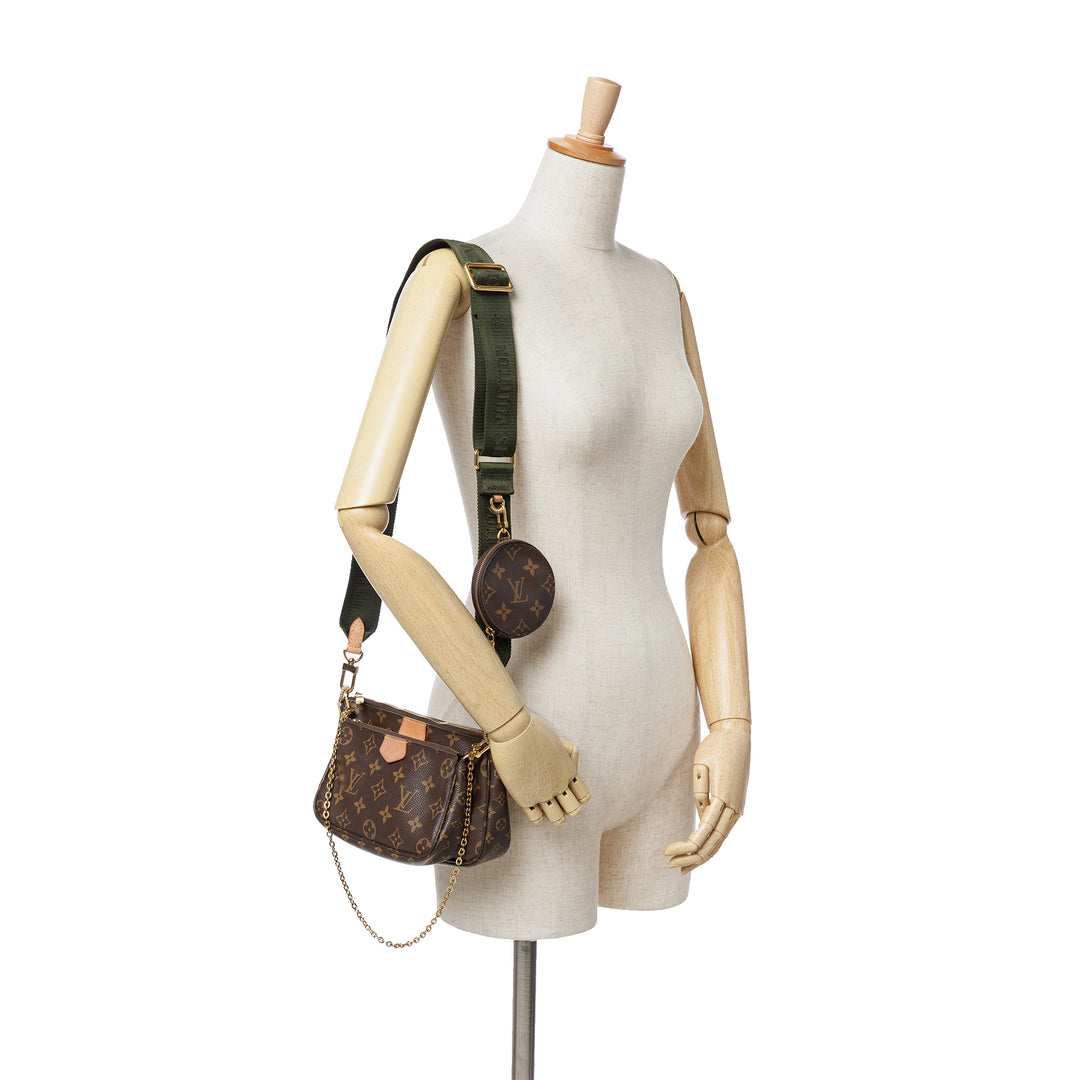 Monogram Multi Pochette Accessoires Brown - Gaby Paris