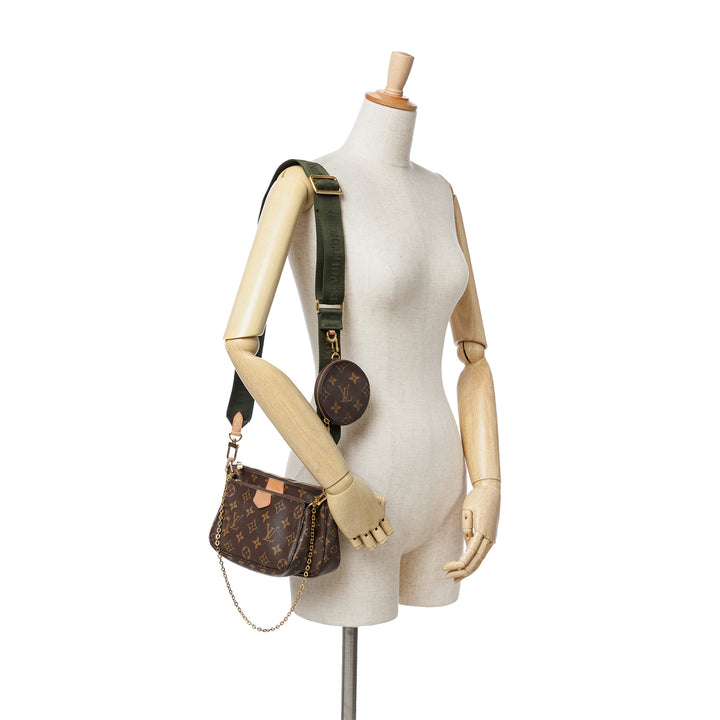 Monogram Multi Pochette Accessoires Brown - Gaby Paris