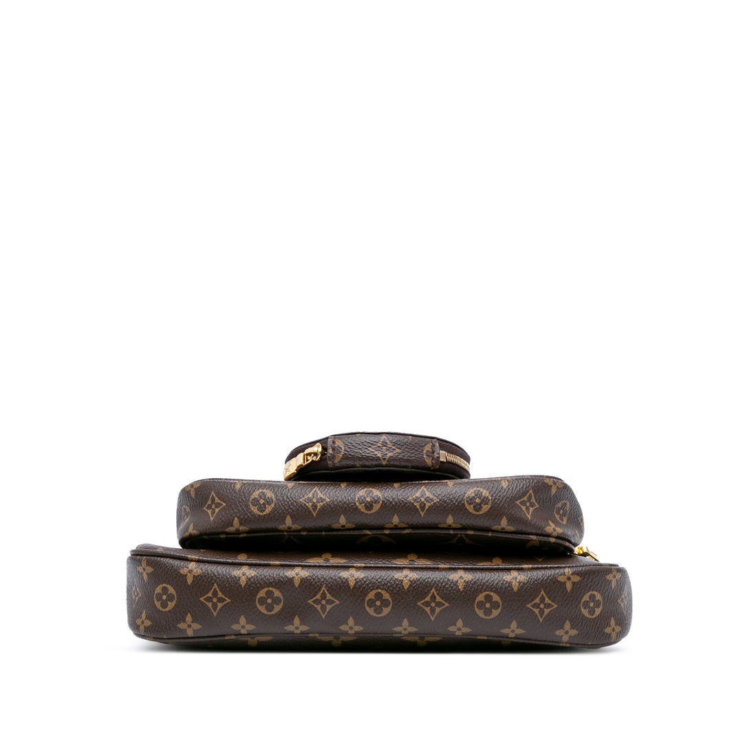 Monogram Multi Pochette Accessoires Brown - Gaby Paris