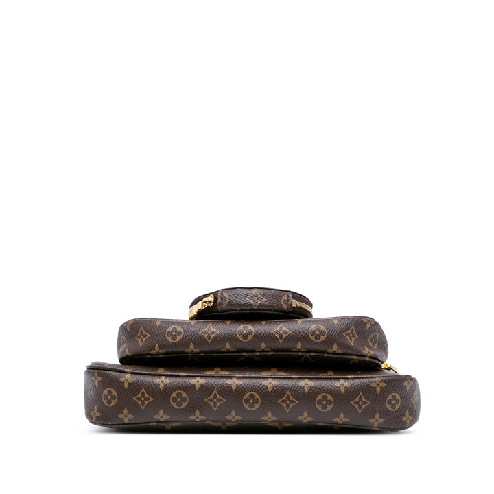 Monogram Multi Pochette Accessoires Brown - Gaby Paris
