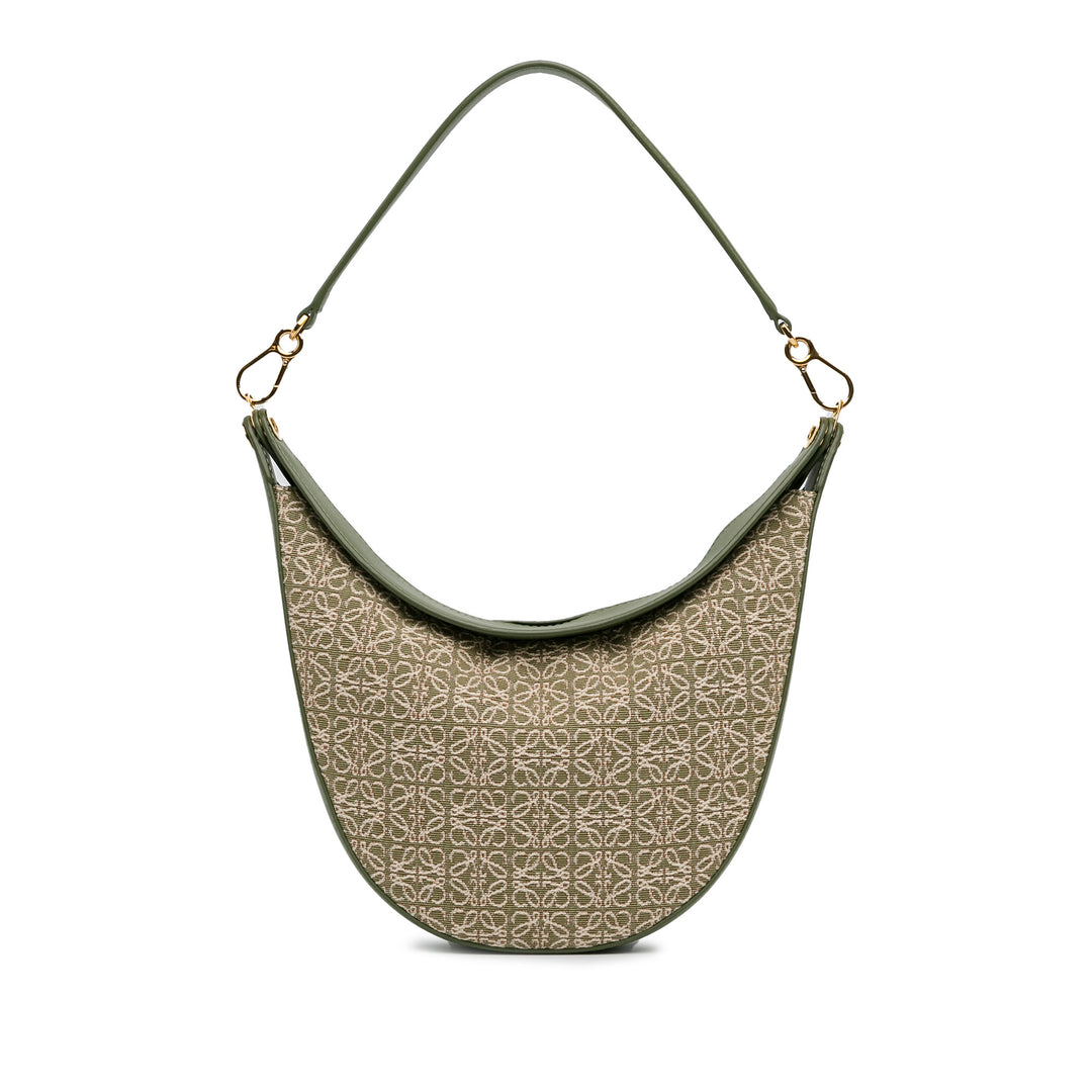 Anagram Canvas Luna Hobo Green - Gaby Paris