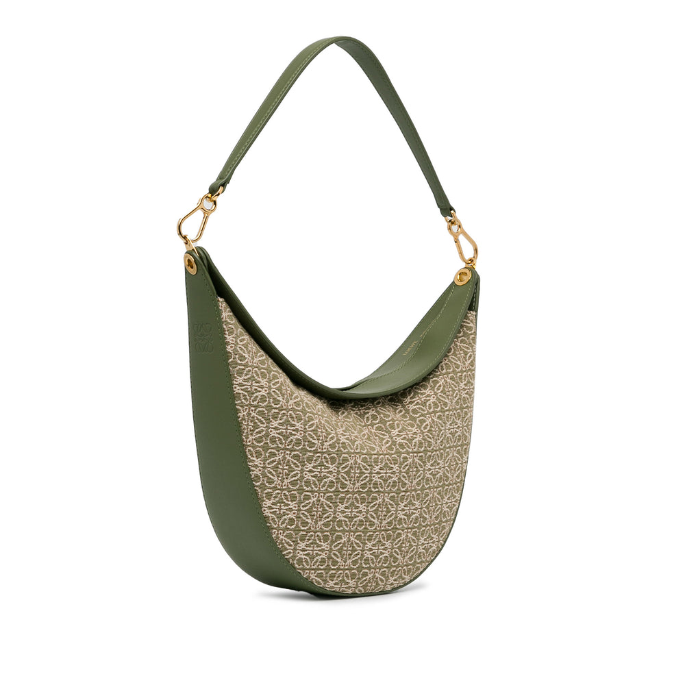 Anagram Canvas Luna Hobo Green - Gaby Paris