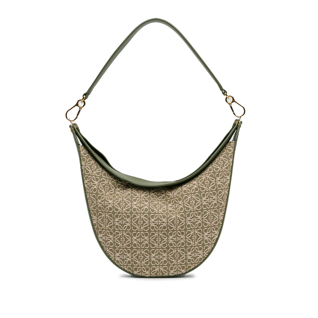 Anagram Canvas Luna Hobo Green - Gaby Paris