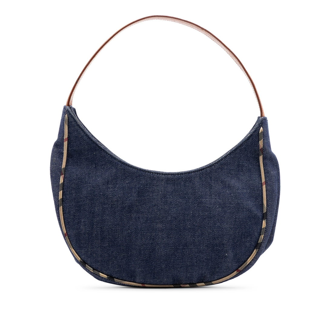 House Check à finitions Sac Jean Bleu