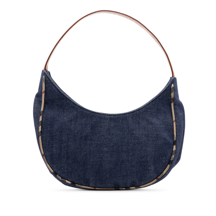 House Check à finitions Sac Jean Bleu