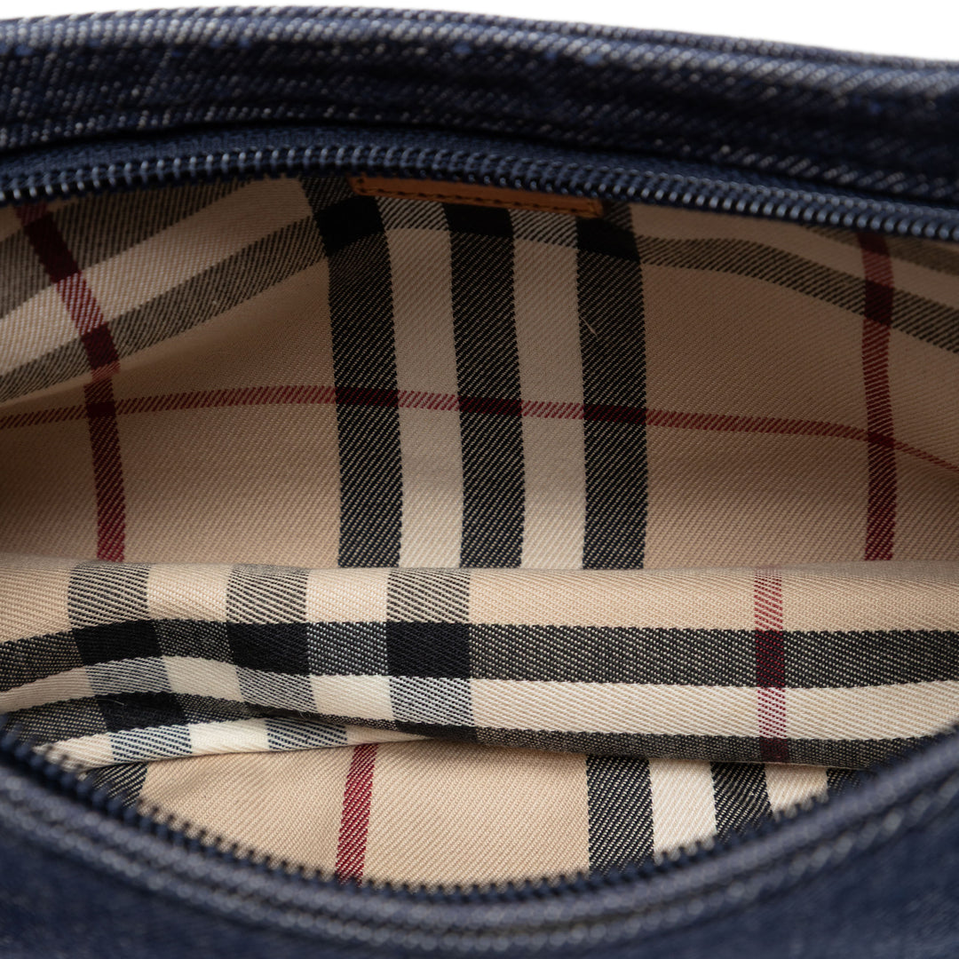 House Check à finitions Sac Jean Bleu