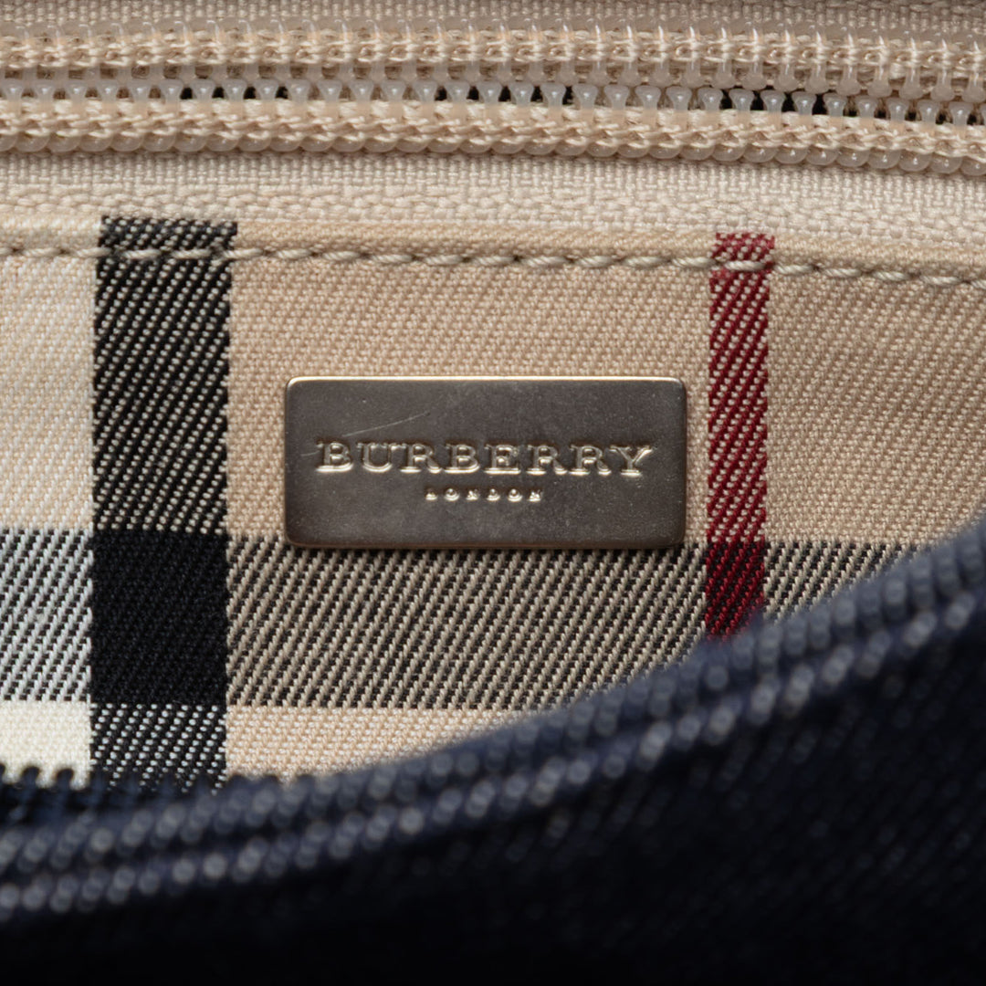 House Check à finitions Sac Jean Bleu
