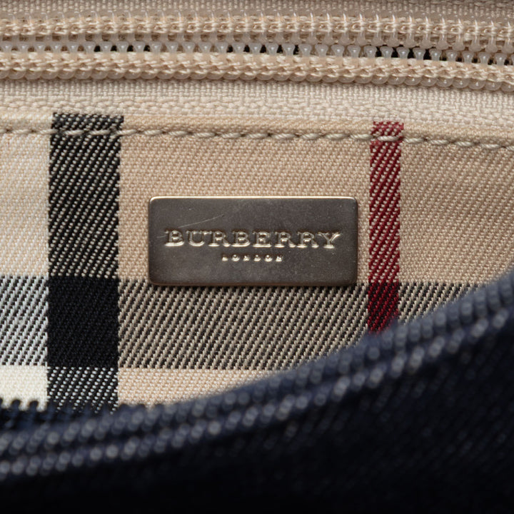 House Check à finitions Sac Jean Bleu