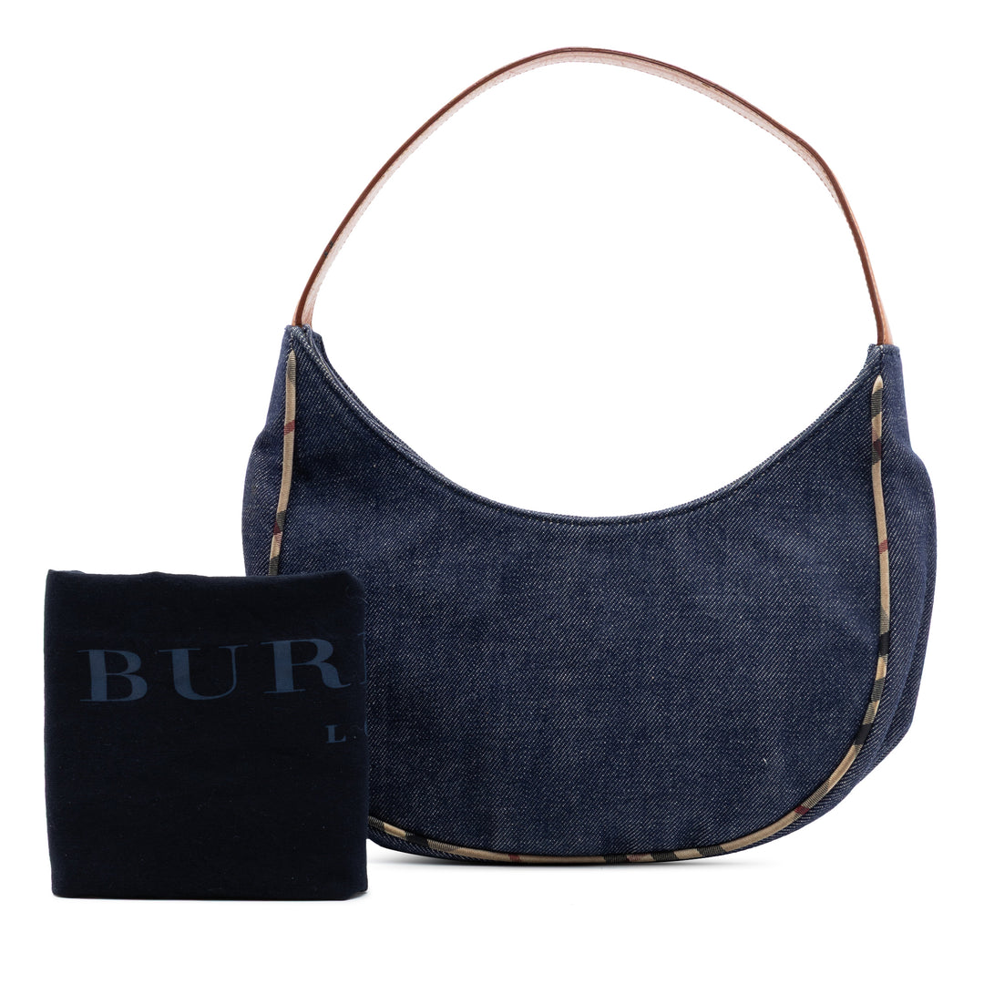 House Check à finitions Sac Jean Bleu