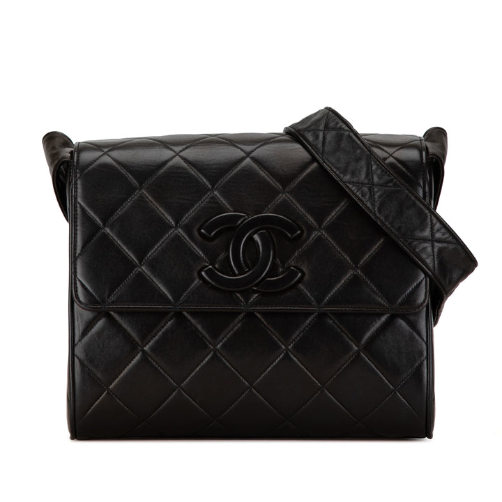 Chanel CC Quilted Cuir d’agneau Flap Noir – GABY PARIS Authentique