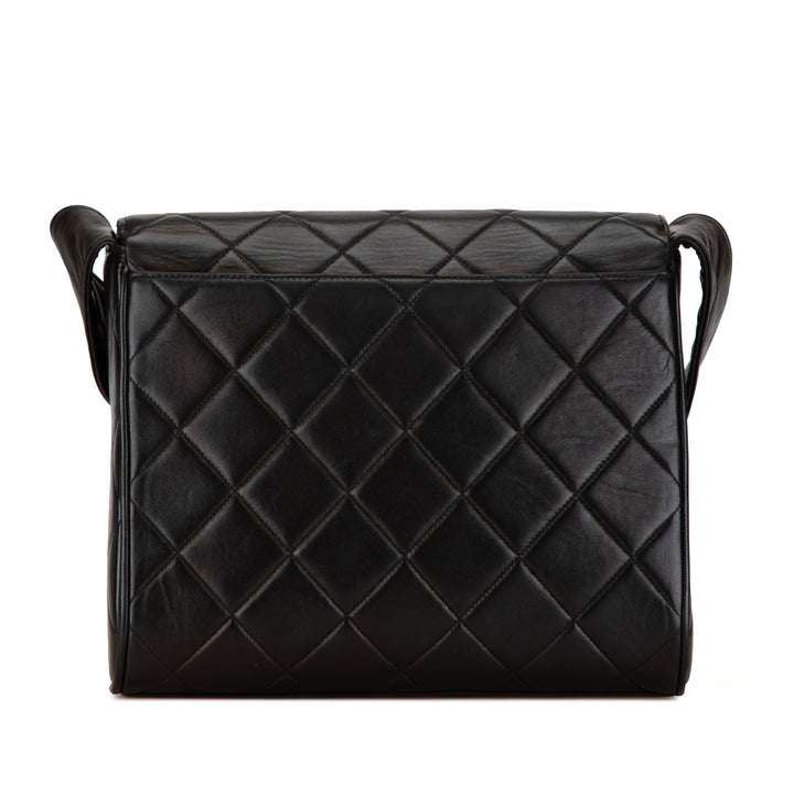 Chanel CC Quilted Cuir d’agneau Flap Noir – GABY PARIS Authentique