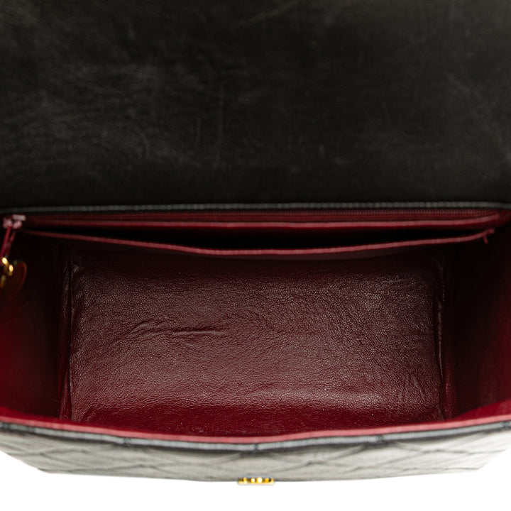 Chanel CC Quilted Cuir d’agneau Flap Noir – GABY PARIS Authentique