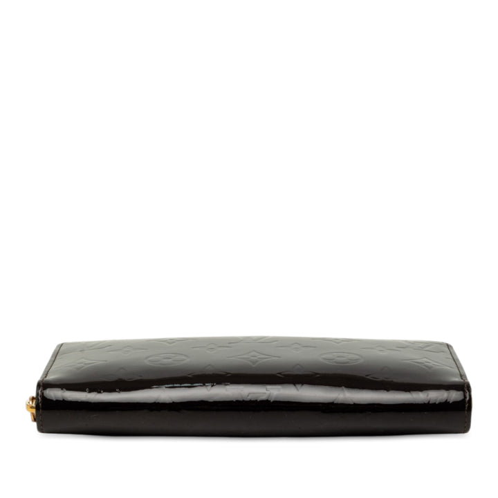 Zippy Portefeuille long Cuir verni Monogram Violet