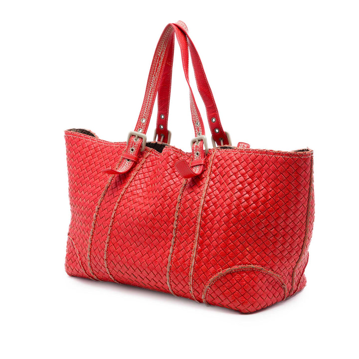 Bottega Veneta XL Nappa Intrecciato Stitch Cabas