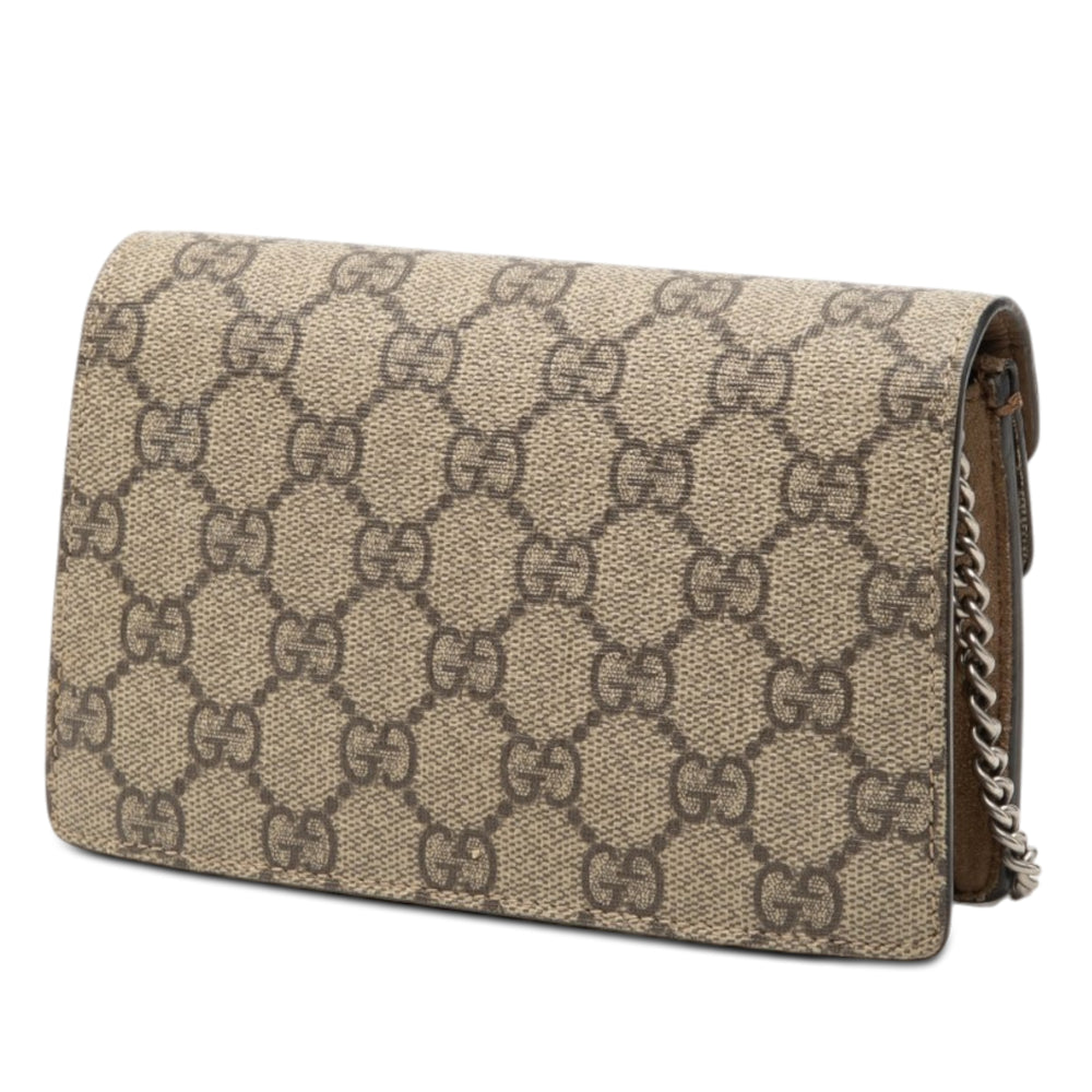 Gucci Sac bandoulière Dionysus GG Supreme Mini Beige – vue 2 – GABY PARIS