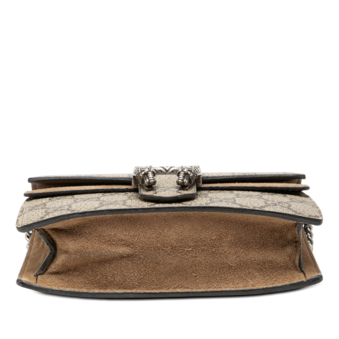 Gucci Sac bandoulière Dionysus GG Supreme Mini Beige – vue 3 – GABY PARIS