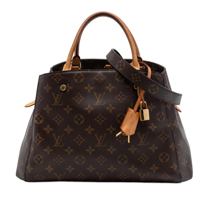 Montaigne MM Monogram Marron