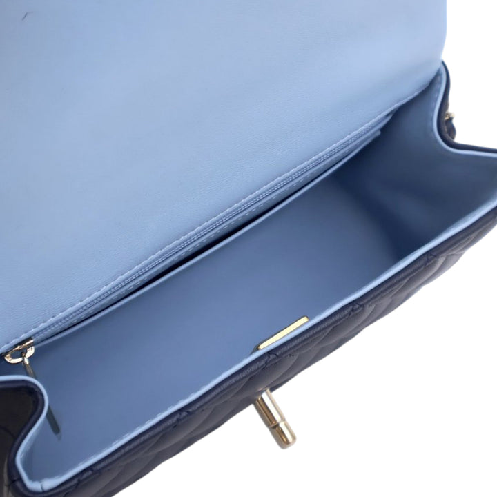 Chanel Mini Rectangular Cuir d’agneau anse supérieure à rabat