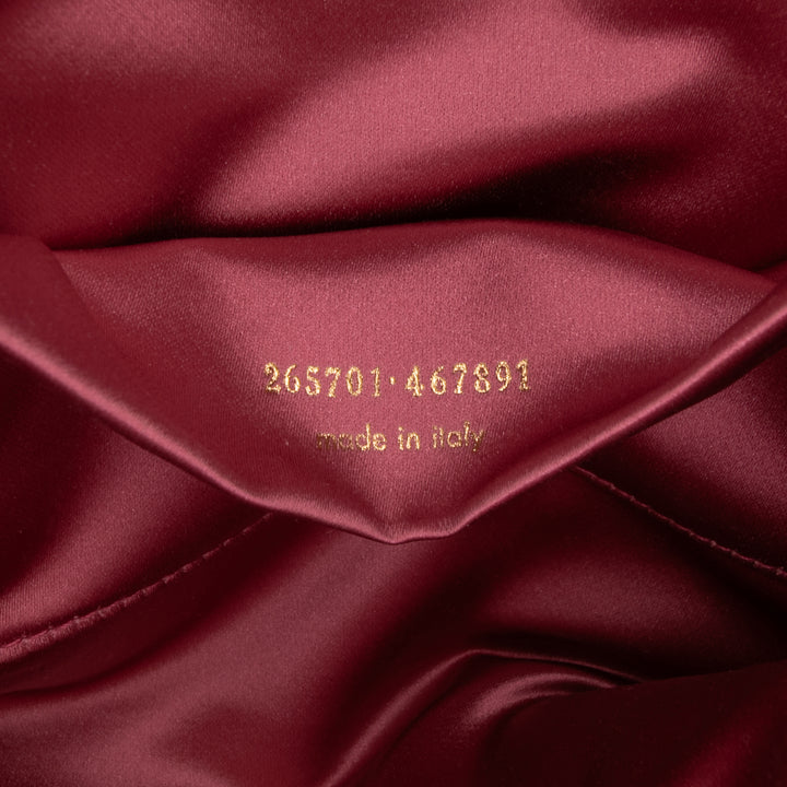 Saint Laurent Textured Cuir de veau Chyc Ligne Pochette