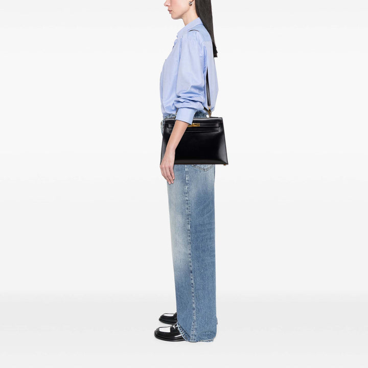 Hermès Boîte Veau Kelly Sellier 32 Noir