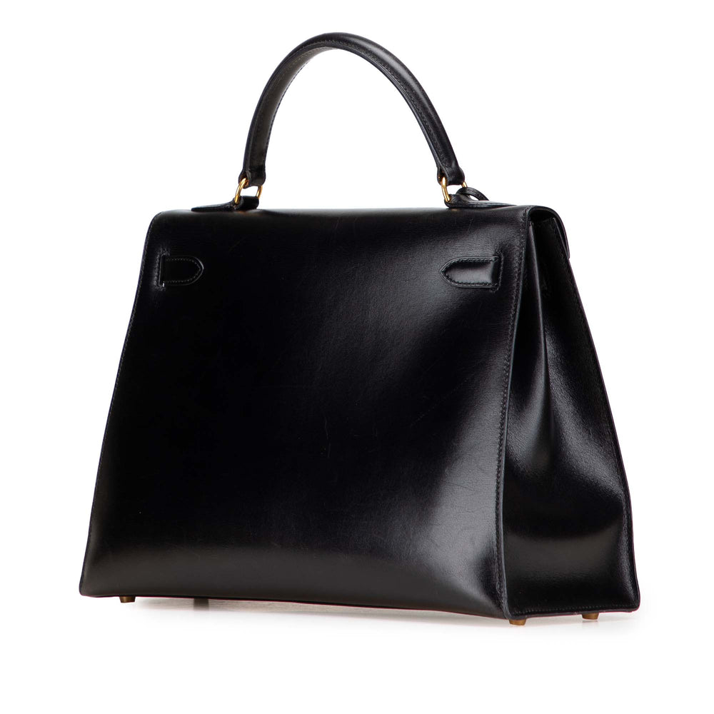 Hermès Boîte Veau Kelly Sellier 32 Noir – GABY PARIS Authentique
