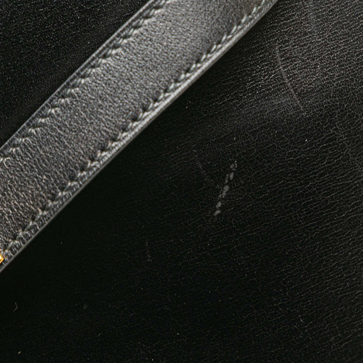 Hermès Boîte Veau Kelly Sellier 32 Noir