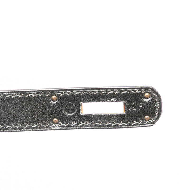 Hermès Boîte Veau Kelly Sellier 32 Noir