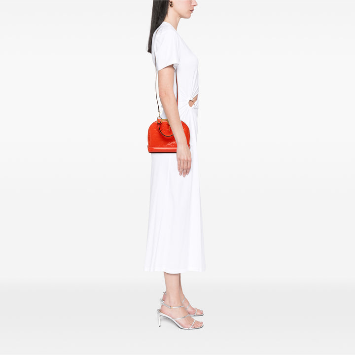 Louis Vuitton Alma BB Cuir verni Monogram Orange