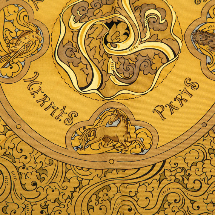 Hermès Le Mors a La Conetable Soie Twilly Foulard Noir – GABY PARIS Authentique