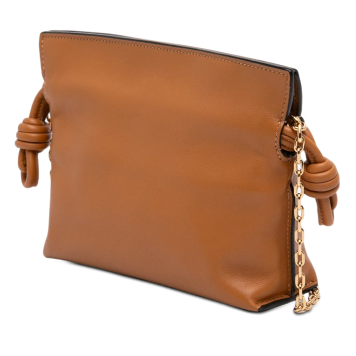 LOEWE Nano Cuir Flamenco Knot Chain Sac porté croisé